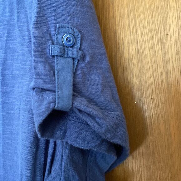 NWOT Womens Eddie Bauer Tall XL short sleeve button top with collar - Picture 3 of 5